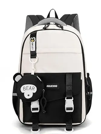 Bahucharaji Backpack with Detachable Pouch
