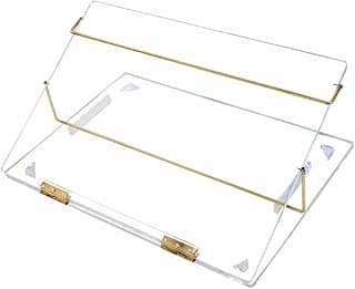 READAT Acrylic Table Transparent Adjustable Desk (Book Stand) - Read at Home