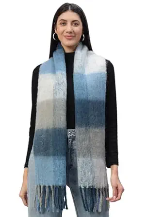 Ravaiyaa Attitude is Everything Reversible Wool Scarf