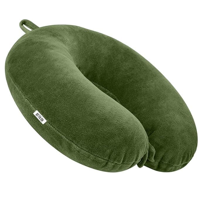 BTfash Travel Neck Pillow Grass Green