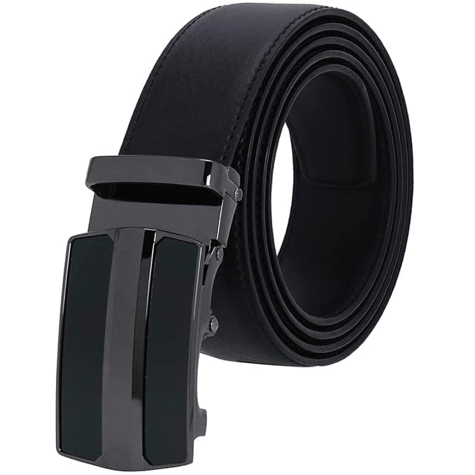 Labnoft Men’s Auto Lock PU Leather Belt