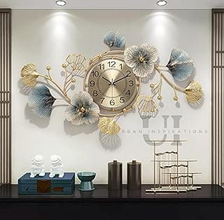 URBAN INSPIRATIONS Metal Wall Clock Big Antique Decorative