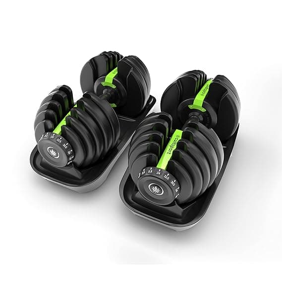 Cult Adjustable Dumbbells (Upto 24kg) – Pack of 2