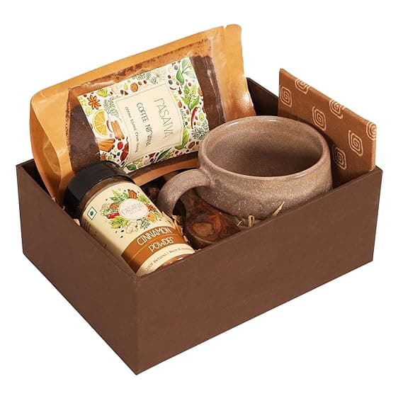 Rasatva Ruvaa - Java Box | Coffee & Cinnamon | Gourmet Coffee Gift Hamper | Premium Corporate Gift for Employees | Luxurious Gift for Friends & Family on Anniversary or Festivals